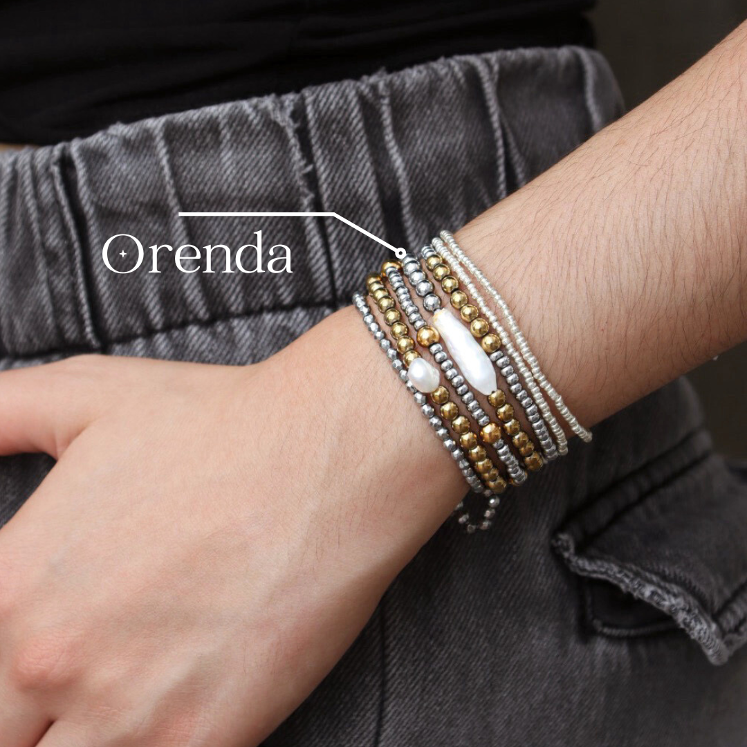 PULSERA ORENDA BICOLOR