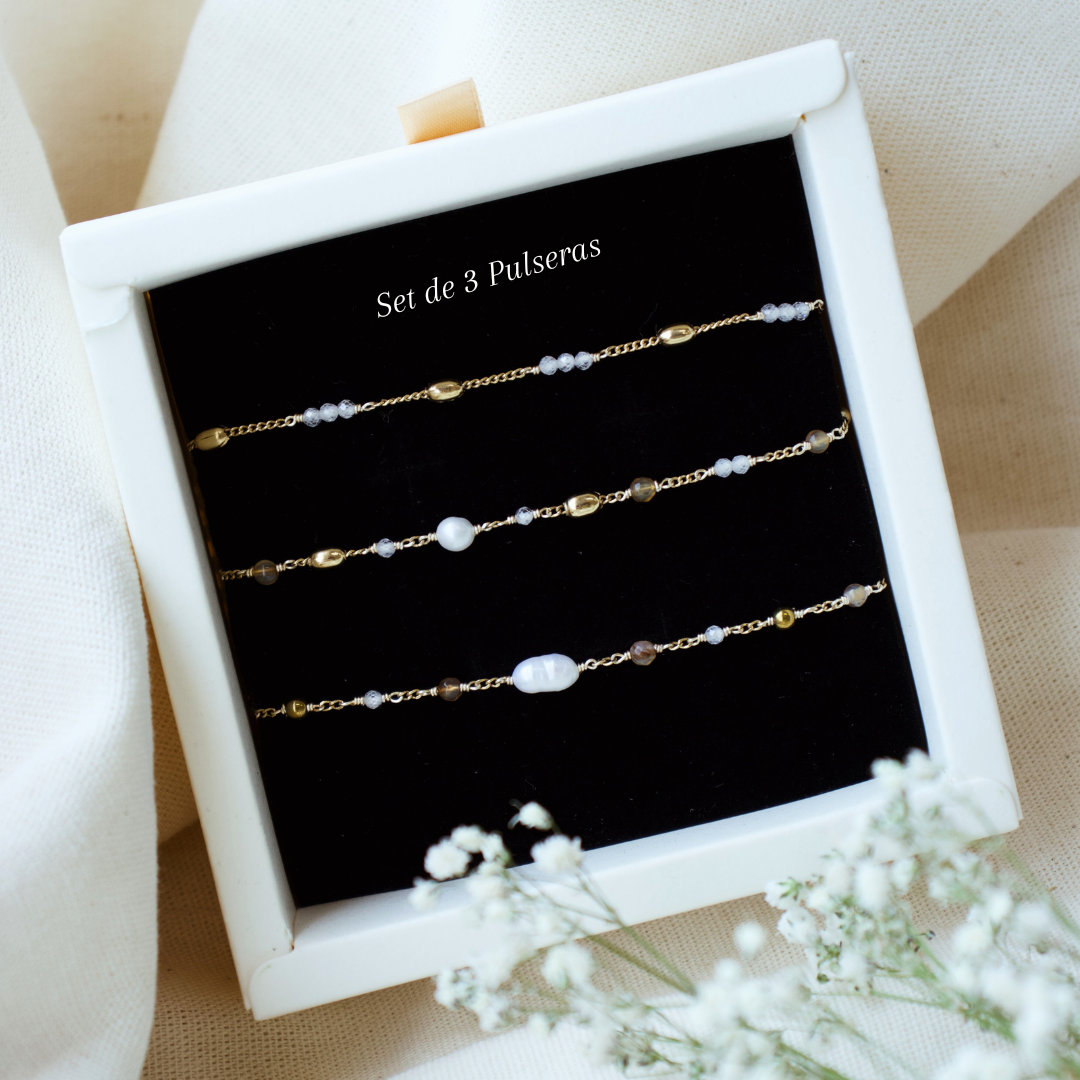KIT DE PULSERAS MIX AND MATCH 3