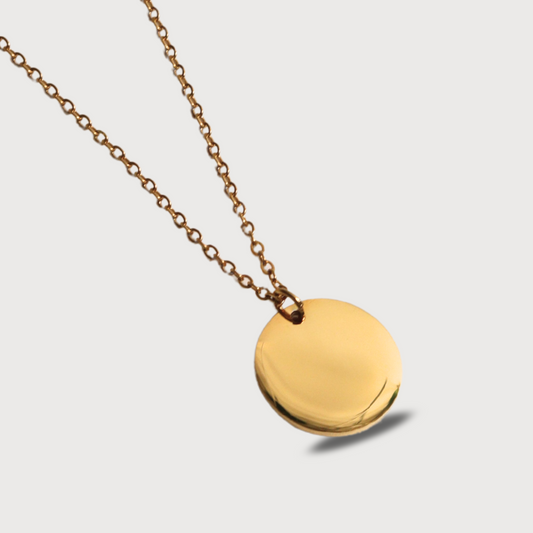 COLLAR CÍRCULO CHICO DORADO