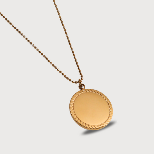 COLLAR MEDALLA DORADA