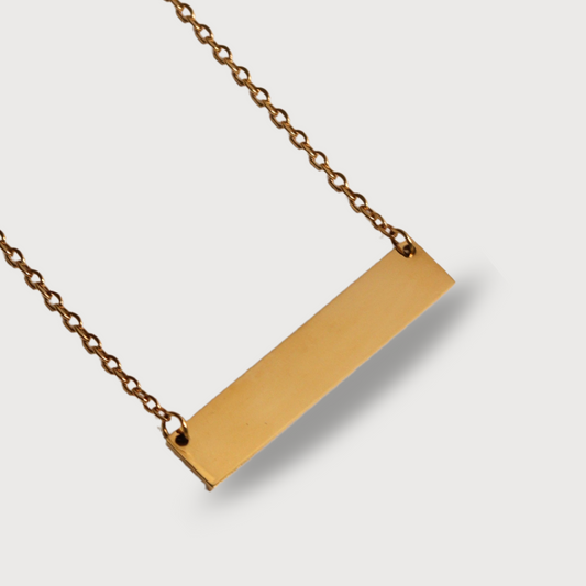 COLLAR BARRA DORADA