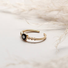 Cargar imagen en el visor de la galería, ANILLO OJO TURCO NEGRO
