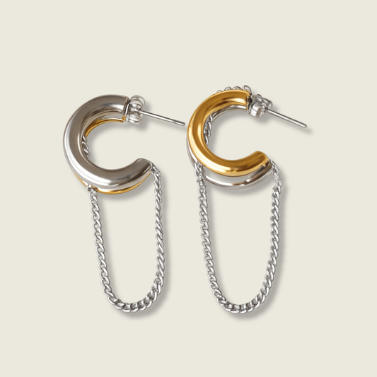 ARETES NIZA BICOLOR
