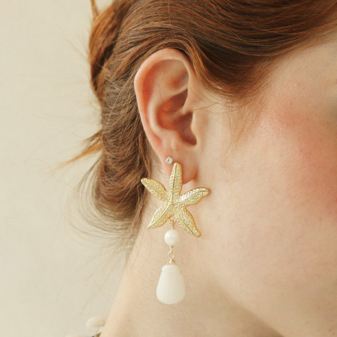 ARETES JADE ESTRELLA DE MAR