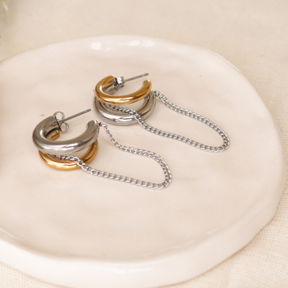 ARETES NIZA BICOLOR