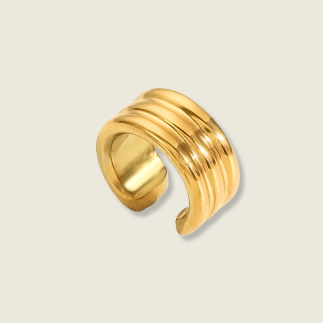 EARCUFF TRIPLE DORADO