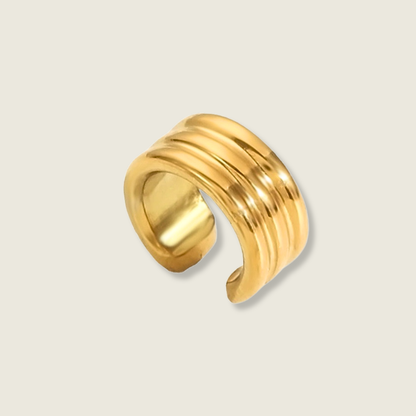 EARCUFF TRIPLE DORADO