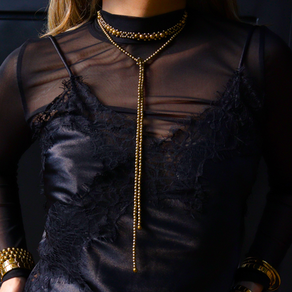 COLLAR NYMARA DORADO