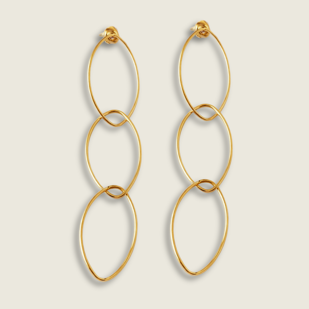 ARETES HAILEY DORADO