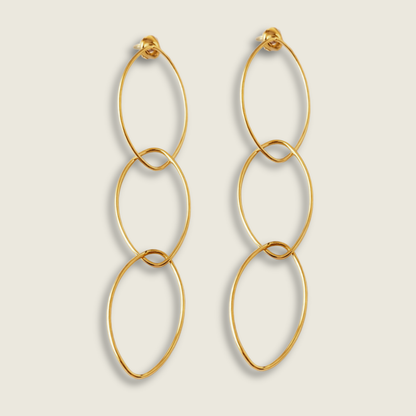 ARETES HAILEY DORADO