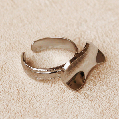 ANILLO MAYORGA PLATEADO