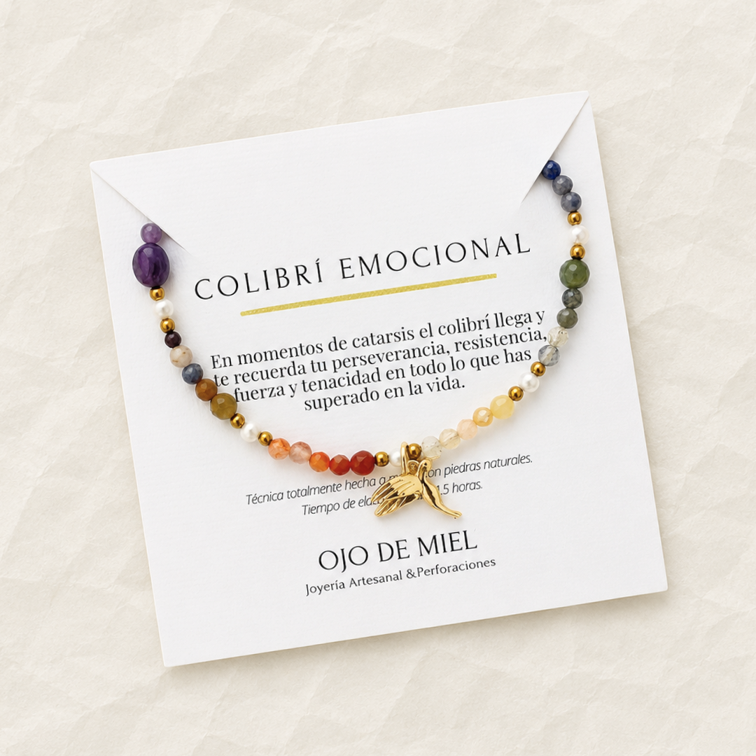PULSERA COLIBRÍ EMOCIONAL