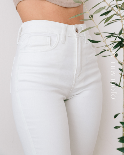 PANTALÓN FLARE BLANCO