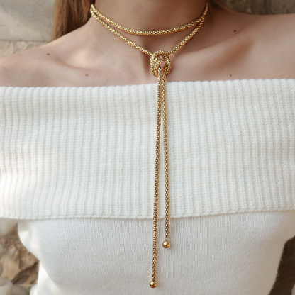 CORBATÍN ALANAH DORADO