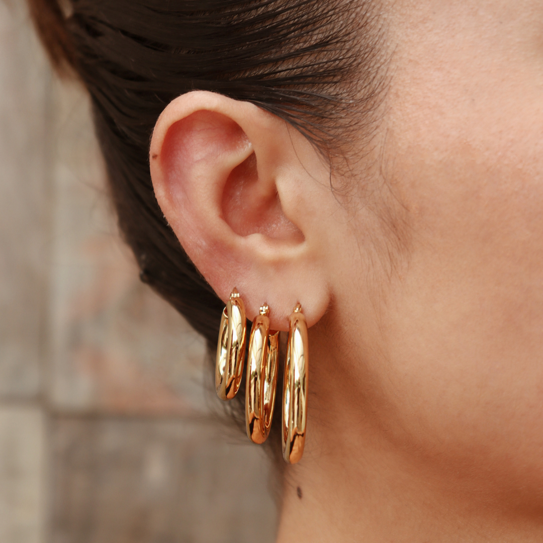 ARRACADAS AMARAH DORADOS