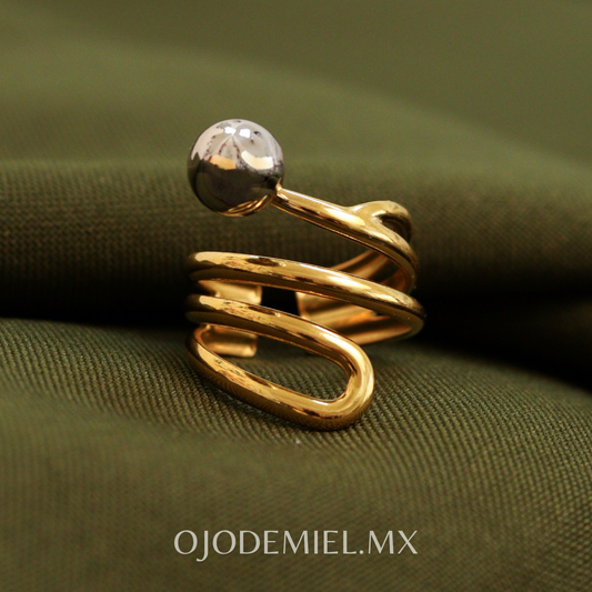ANILLO MARWAYA BICOLOR