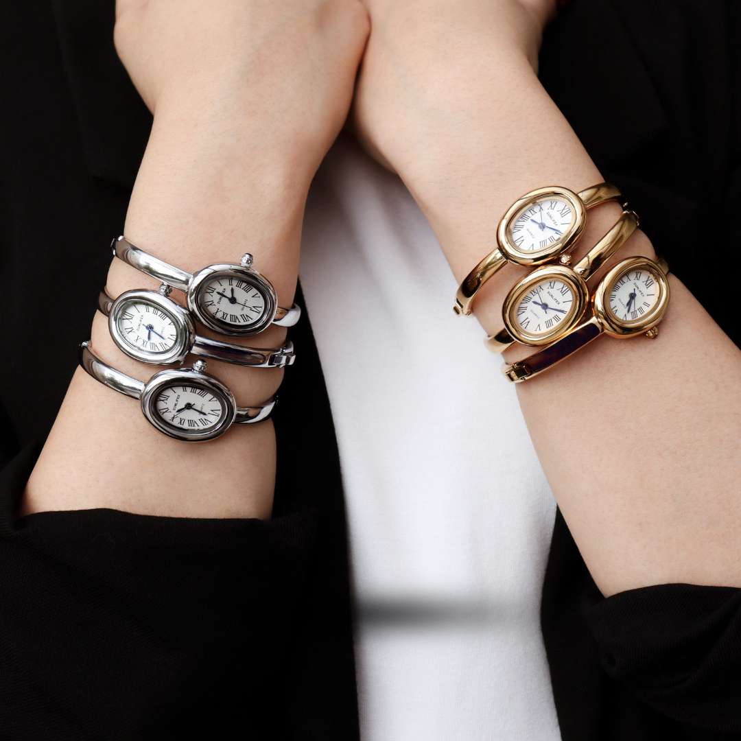RELOJ VINTAGE DORADO