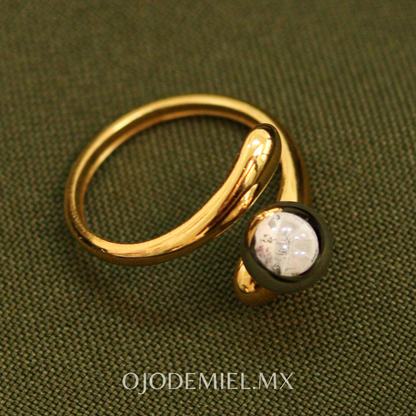 ANILLO NUBIA BICOLOR