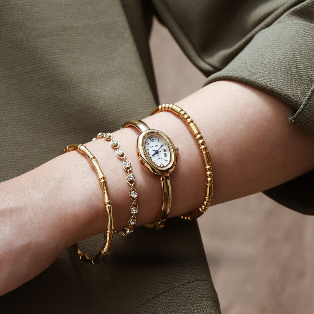 RELOJ VINTAGE DORADO