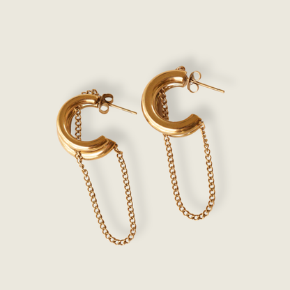 ARETES NIZA DORADOS