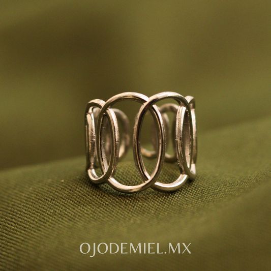 ANILLO NURU PLATEADO