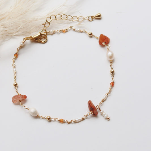 Pulsera amigas cornalina amistad accesorios