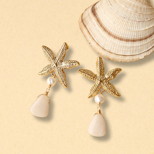 ARETES JADE ESTRELLA DE MAR