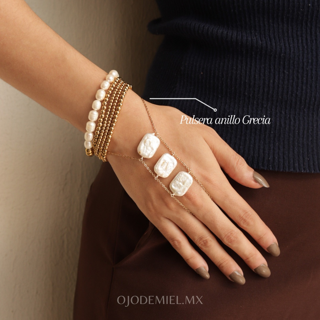 PULSERA ANILLO GRECIA