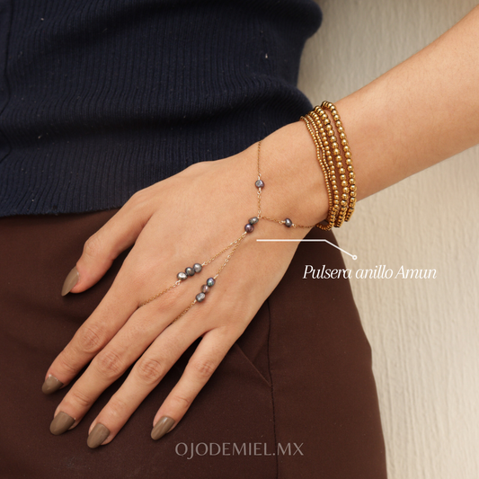 PULSERA ANILLO AMUN