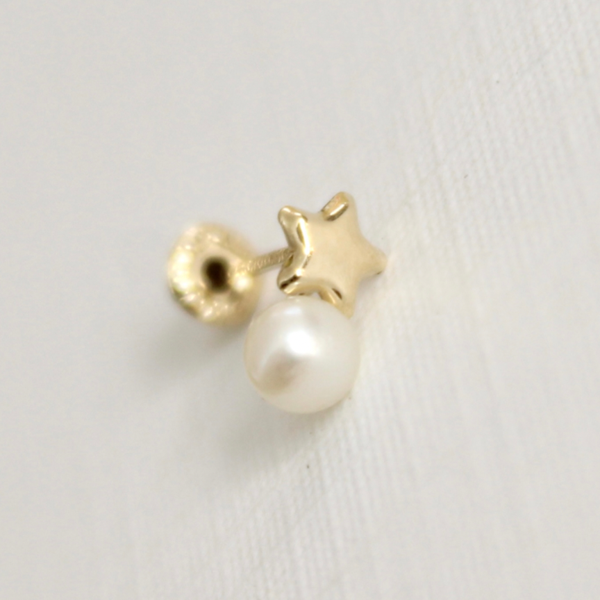 BROQUEL ESTRELLA CON PERLA