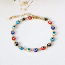 Cargar imagen en el visor de la galería, PULSERA OJITOS COLORIDOS
