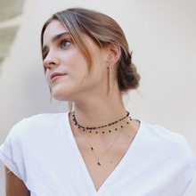 Cargar imagen en el visor de la galería, CHOKER BOLITAS NEGRAS
