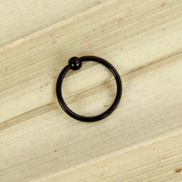 PIERCING NEGRO LISO