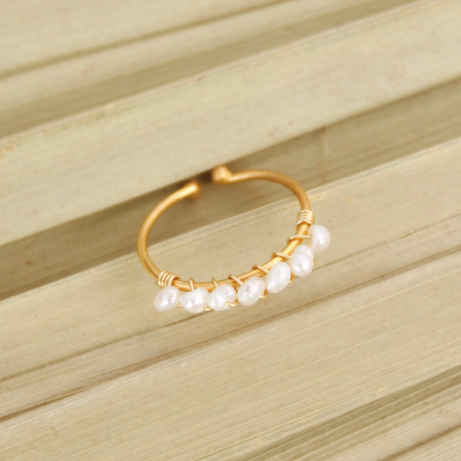 ANILLO BORDADO PEARLS