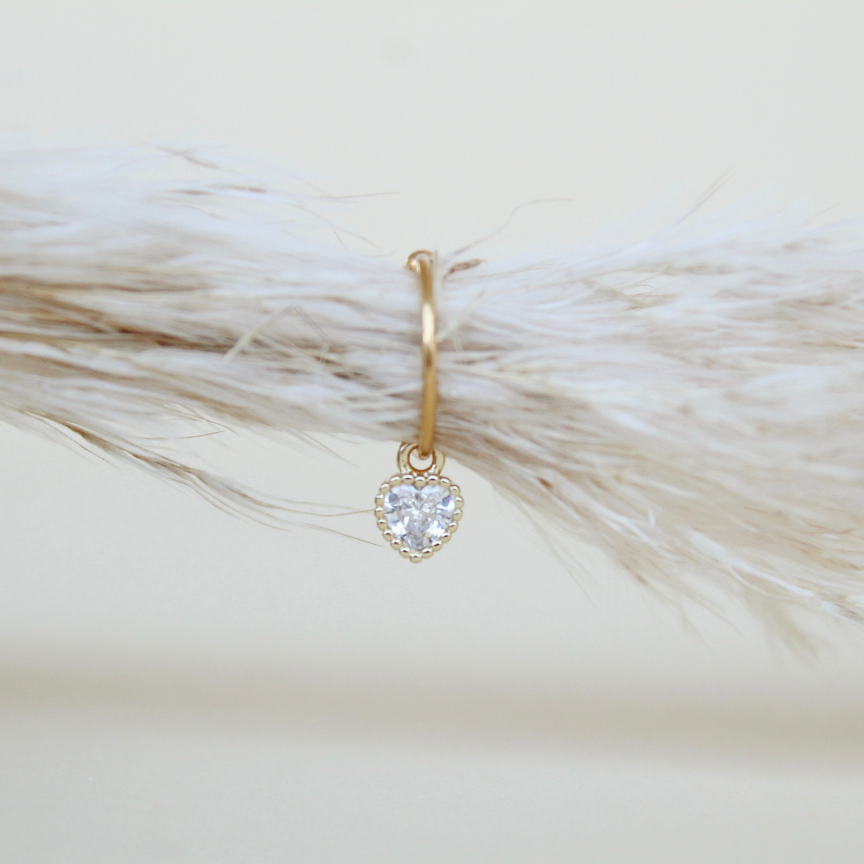PIERCING HEART ZIRCONIA
