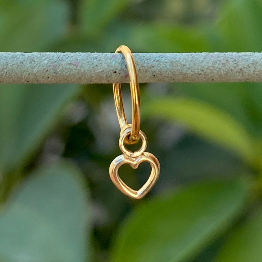 PIERCING CORAZÓN ORO