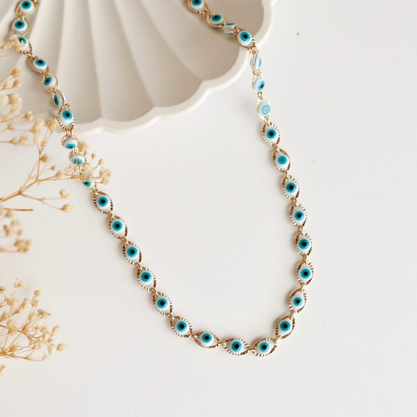 CHOKER OJO TURCO AZUL