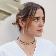 Cargar imagen en el visor de la galería, CHOKER BOLITAS NEGRAS
