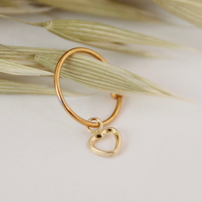 PIERCING CORAZÓN ORO