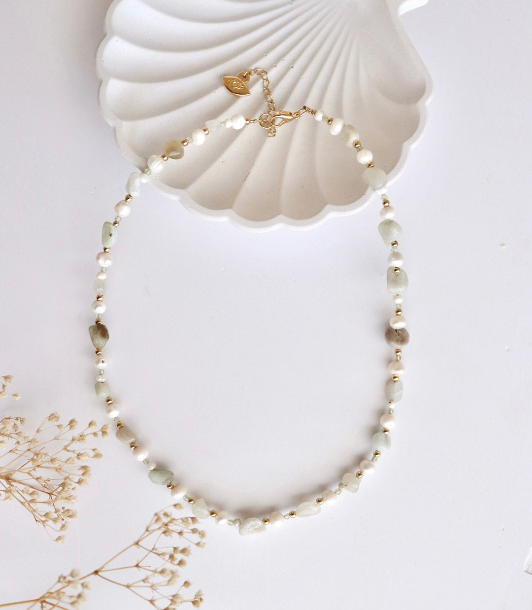 Gargantilla Green Jade Ojo de Miel