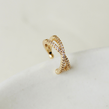 Cargar imagen en el visor de la galería, EARCUFF CRUZADO ZIRCONIA
